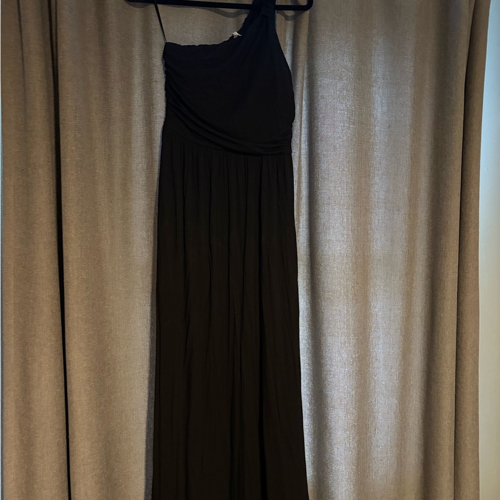 Soma Black One-Shoulder Sleeveless dress